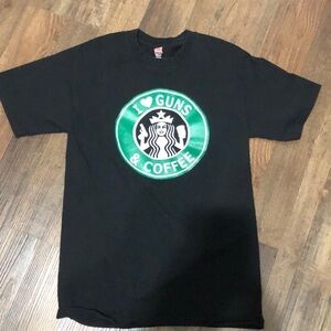 I love Guns & Coffee T-shirt